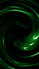 Glossy dark green swirl texture background abstract liquid design in 4k