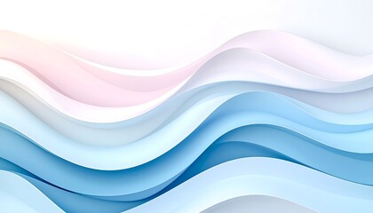 Abstract Blue Wave Background. (36)