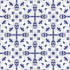 seamless pattern with snowflakes