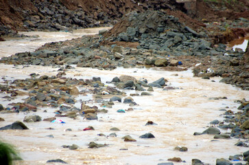 Demages due to cloud bust and heavy rains Pakistan 