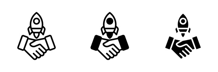 Collaboration Icon Multi concept. Simple vector illustration