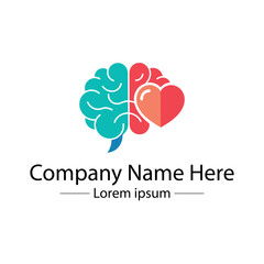 Obraz premium Minimalist Mental Health Logo Design