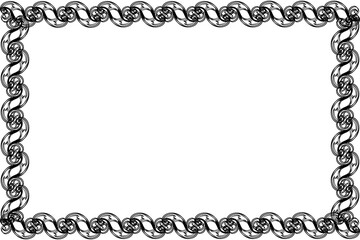 Simple Black Frame, Photo Frame, Border Frame with White Background, Amaizing Frame, Unique Style Frame