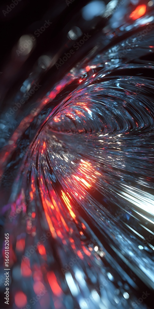 Poster abstract background with a dynamic and colorful flow of light, creating a vibrant and modern design 