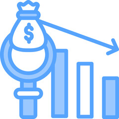 Recession Analysis Icon