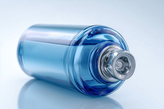 Gas refill for lighter in elegant tube packaging on white background