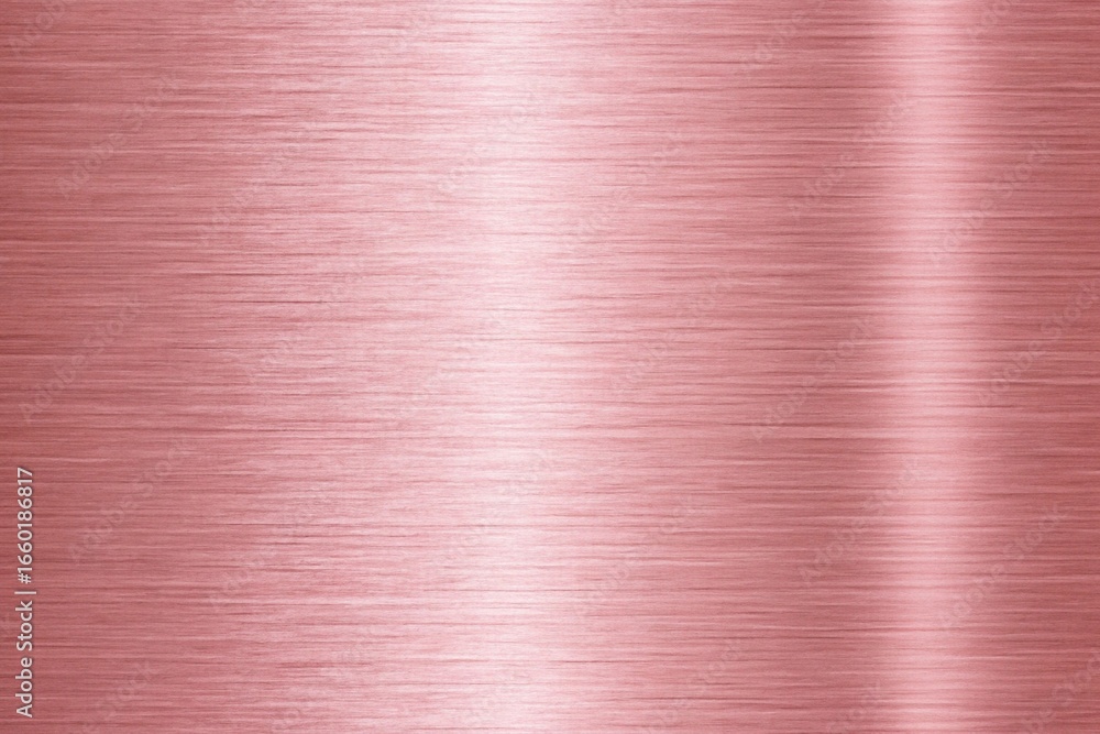 Poster rose gold metal texture background with horizontal lines, perfect for adding a touch of luxury and s