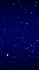 abstract blue space  shiny glowing stars,starry night sky science and christmas and holiday vertical social media background