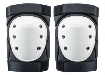 Knee Pads isolated on a transparent background.