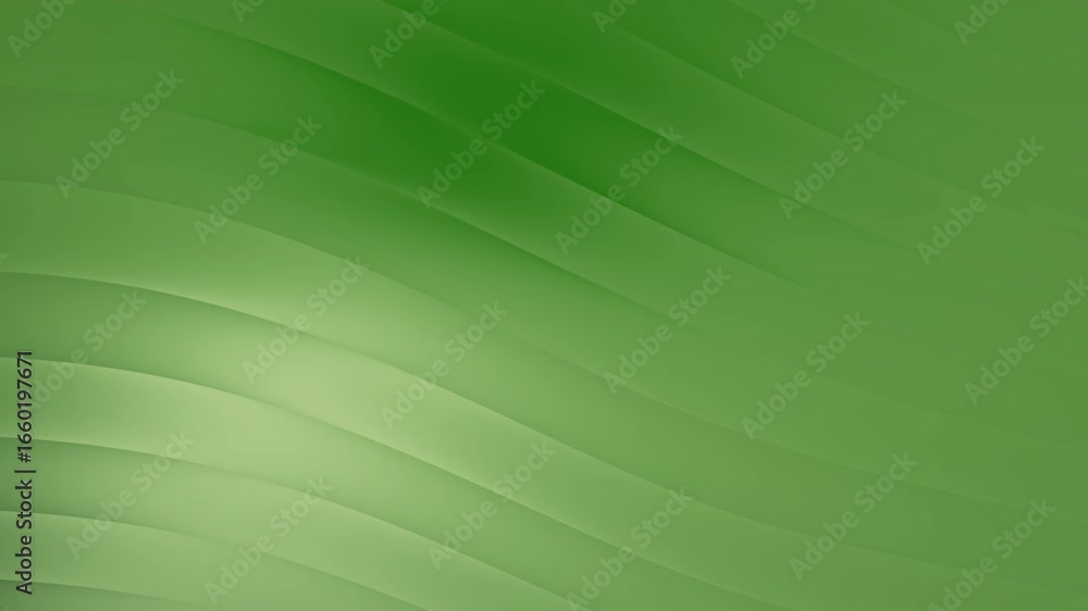 Poster gradient of green hues flowing in smooth, curved lines. the color transitions from a dark green at t