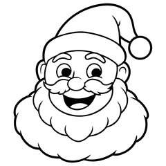 Santa Illustration on White