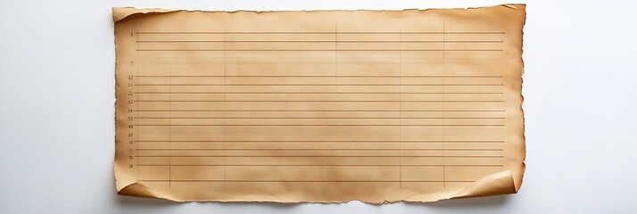 old paper on wood