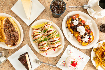 diner food flat way