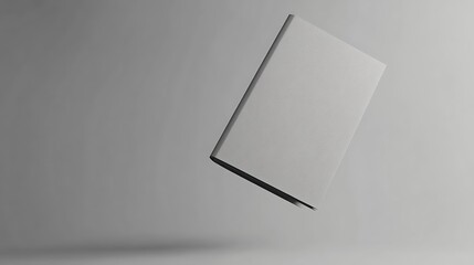 Blank Notebook with Lined Pages Isolated on Background