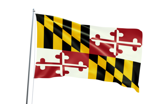 Maryland flag - Powered by Adobe