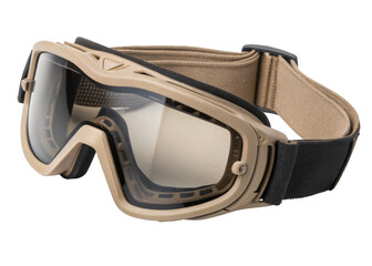Tactical Goggles isolated on a transparent background.