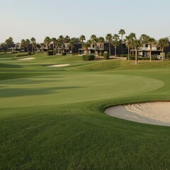 Fototapeta premium golf course green