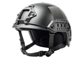 Fototapeta premium Tactical Helmet isolated on a transparent background.
