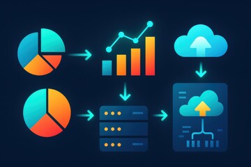Cloud computing infrastructure and data analysis visualization concept design