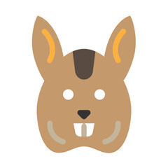 Squirrel Color Icon