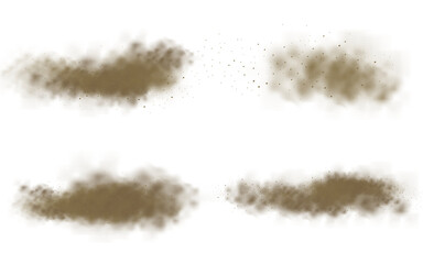 png storm effect with sand dirtied powder evaporate cloud wind racing ground design abstract earth...