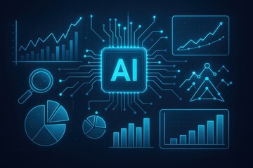 Artificial intelligence integration with data analysis for insights and forecasting applications