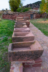 Village of R&oacute;denas. Sierra de Albarrac&iacute;n region. Province of Teruel. Aragon. Spain. Europe