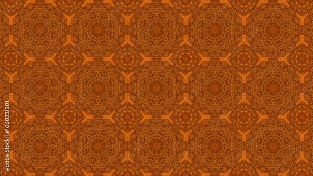 Aufkleber abstract geometric pattern animation - kaleidoscope effect, seamless loop