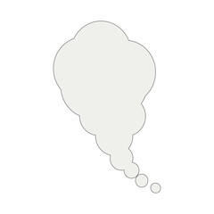 smoke  logo icon illustration flat