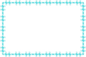 Unique Blue Amaizing Frame, Photo Frame, Border Frame with White Background, Unique Frame