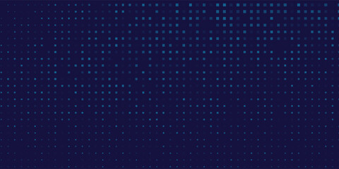 Simple blue wavy halftone background. Dot pop art sport style vector