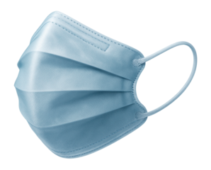 Protective face mask for medical safety.