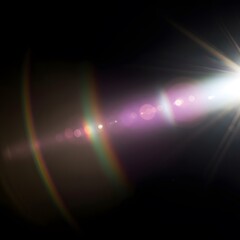 Obraz premium Experience brilliant light flares and shimmering lens effects for a dramatic and captivating visual