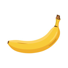 banana isolated on white background