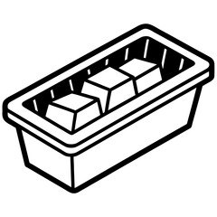 Ice Tray Illustration