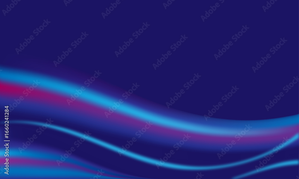 Poster abstract digital background with smooth flowing gradient waves on a vibrant backdrop. modern futuris
