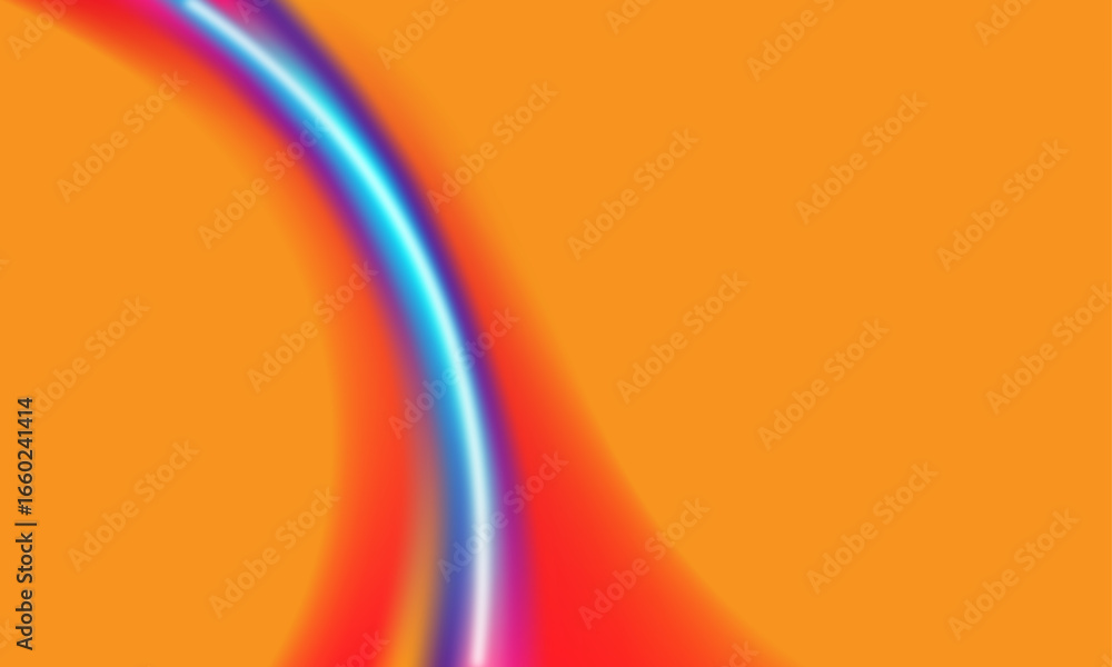 Poster abstract digital background with smooth flowing gradient waves on a vibrant backdrop. modern futuris