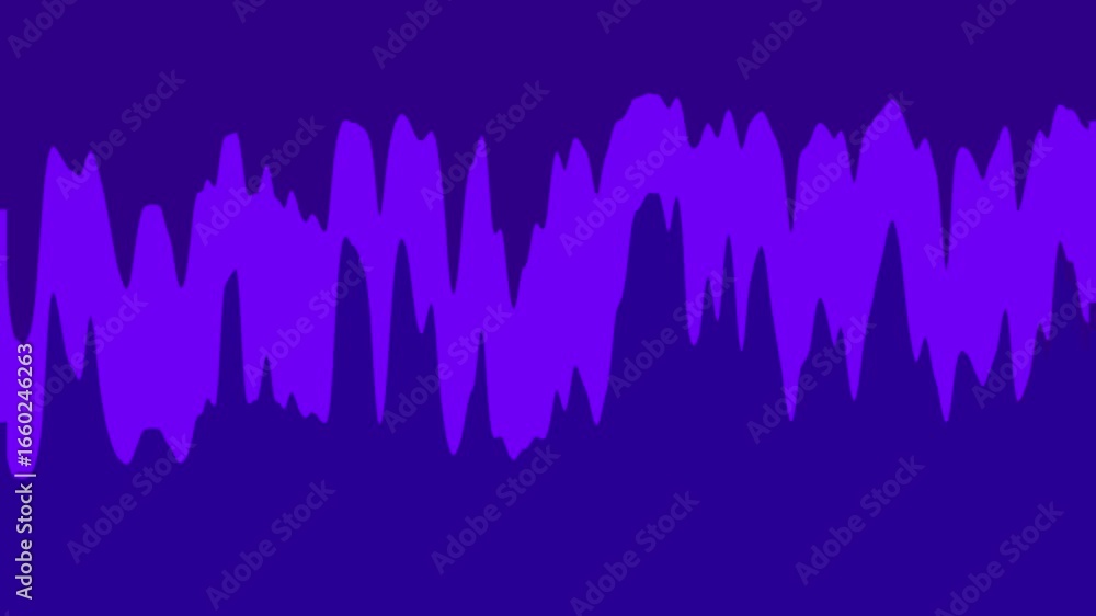 Poster abstract purple waves: dynamic visual background