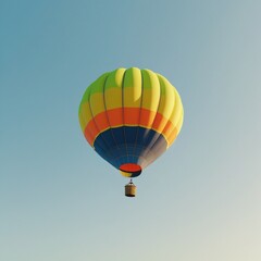Fototapeta premium hot air balloon in flight