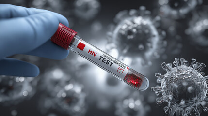 HIV test reveals concern, highlighting significance of medical research, diagnosis, and preventative healthcare initiatives