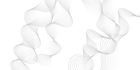 Abstract Minimalist Background Featuring Flowing Black and White Wavy Lines with Modern Curved Stripe Pattern for Contemporary Design Concepts