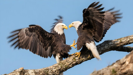 Obraz premium american bald eagle