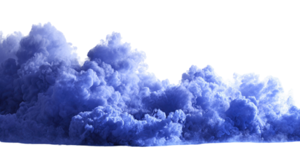 Massive, vibrant blue cloud formation