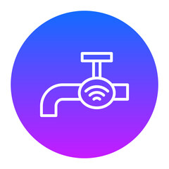 Smart Faucet Vector Icons