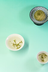 Chinese tea drinks Chinese green tea still life