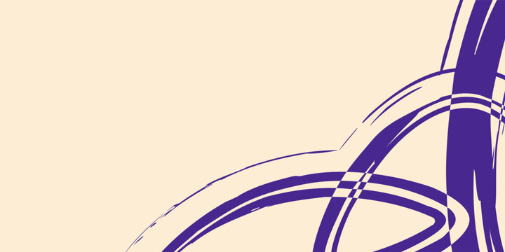 Curved grainy purple brush stroke with spray texture. Sweet purple abstract. wave model. simple wallpaper for ypu.