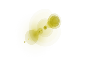 Yellow abstract circles background PNG