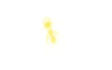 PNG soft glowing yellow circles with halo effect