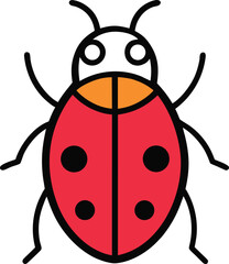 Obraz premium ladybug logo icon