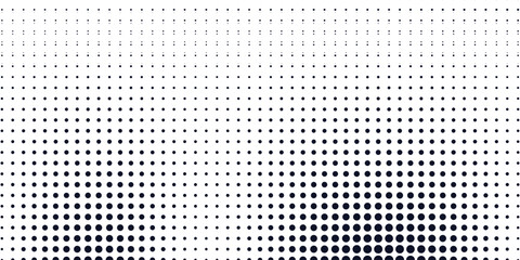 Light gradient halftone dots grunge wide background shape dots Monochrome dotted texture modern seamless modern arts